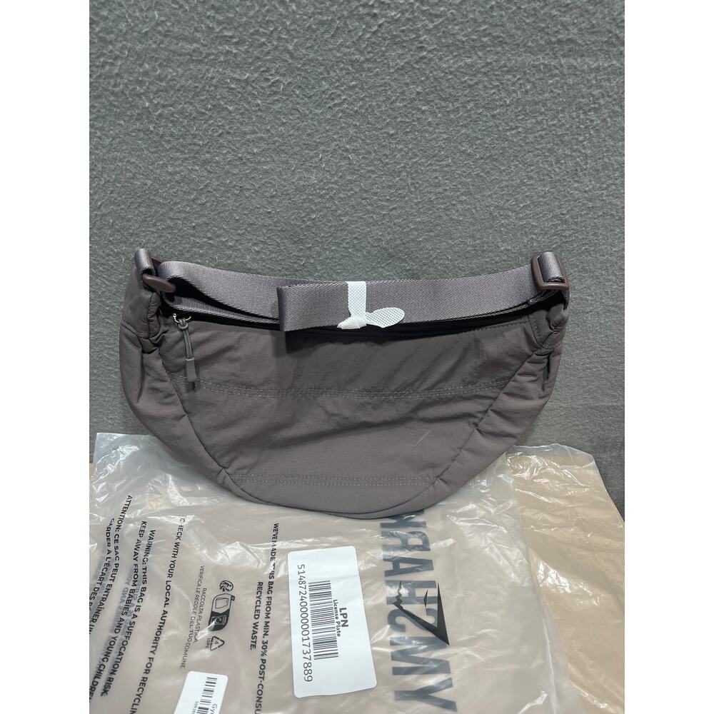 Pleat Crossbody Gymshark Bag Browm New - Picture 4 of 6
